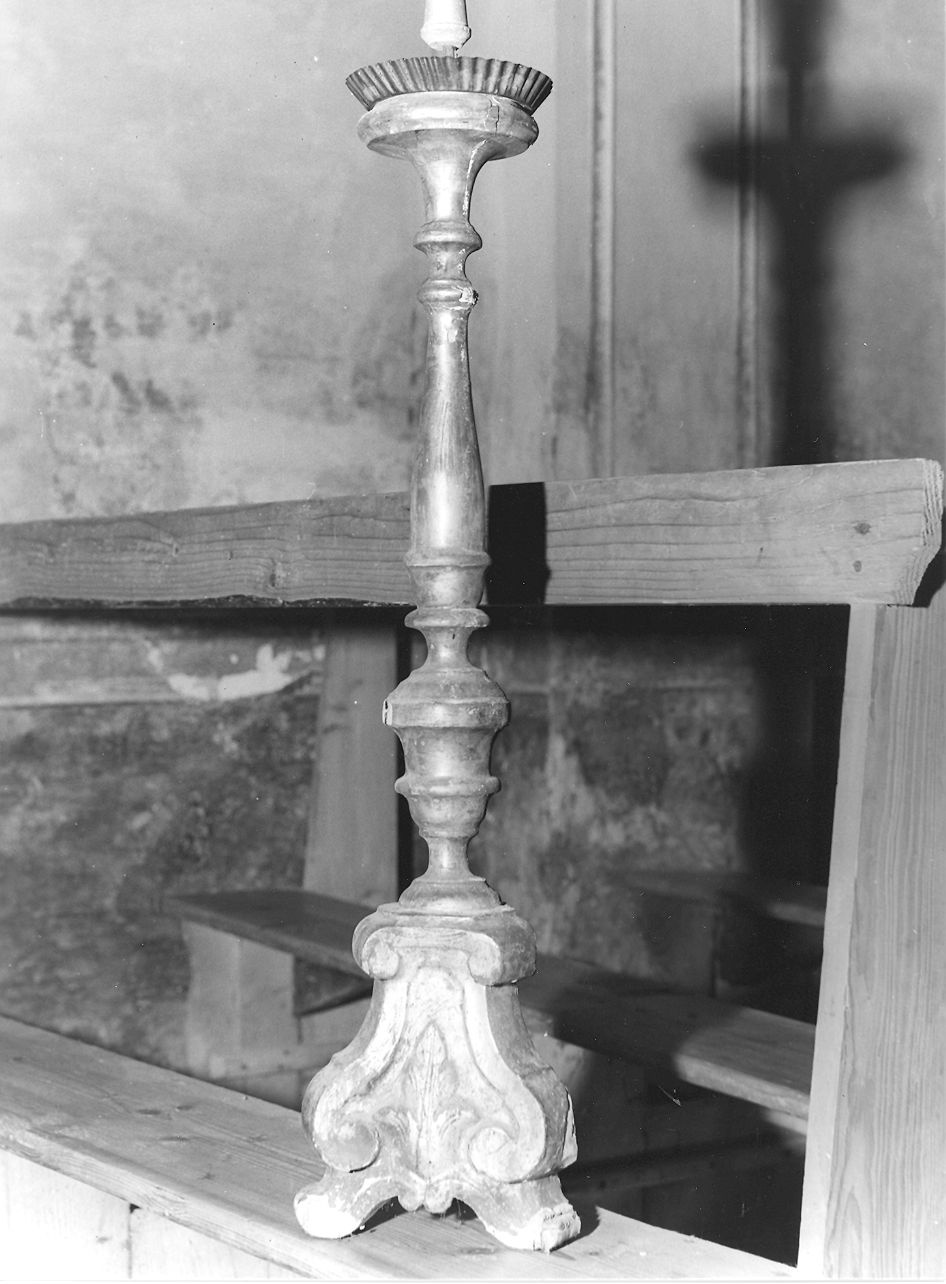 candeliere, serie - ambito parmense-piacentino (fine/inizio secc. XVIII/ XIX)