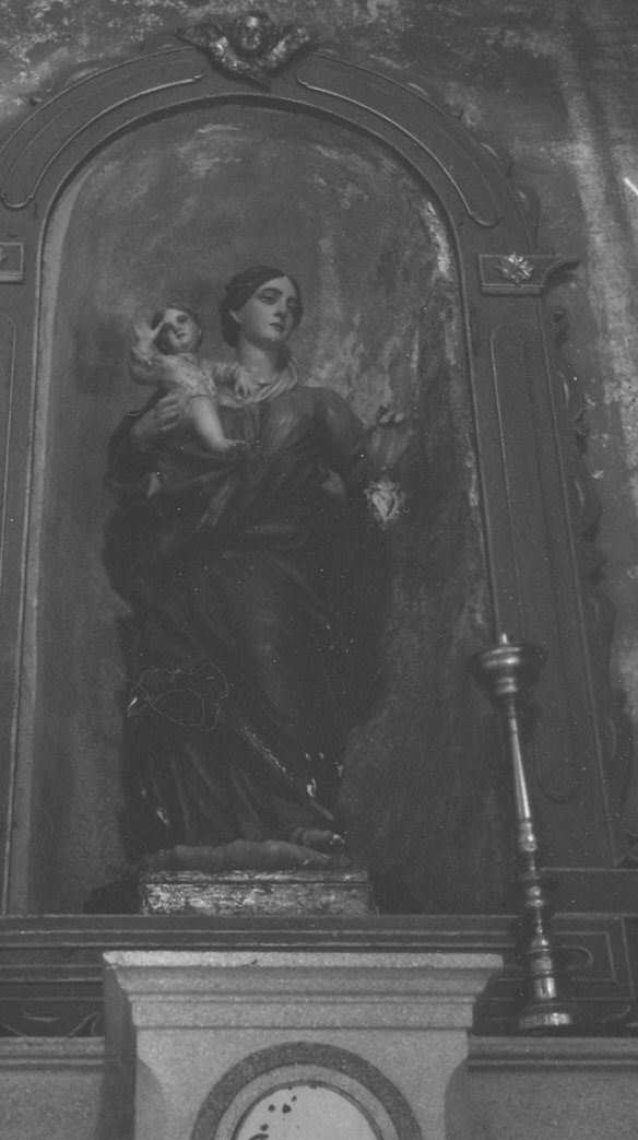 Madonna con Bambino (statua) - ambito parmense (sec. XIX)