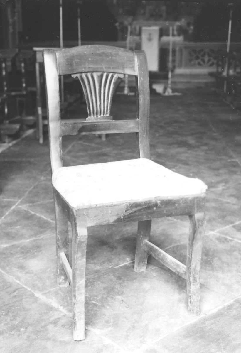 sedia - ambito parmense (sec. XIX)