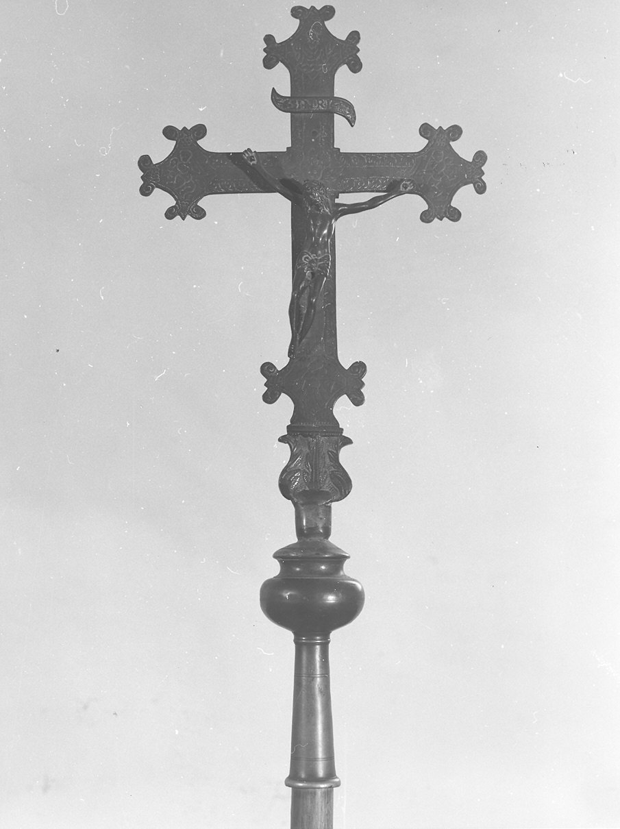 croce processionale - ambito emiliano (sec. XV, sec. XVIII)