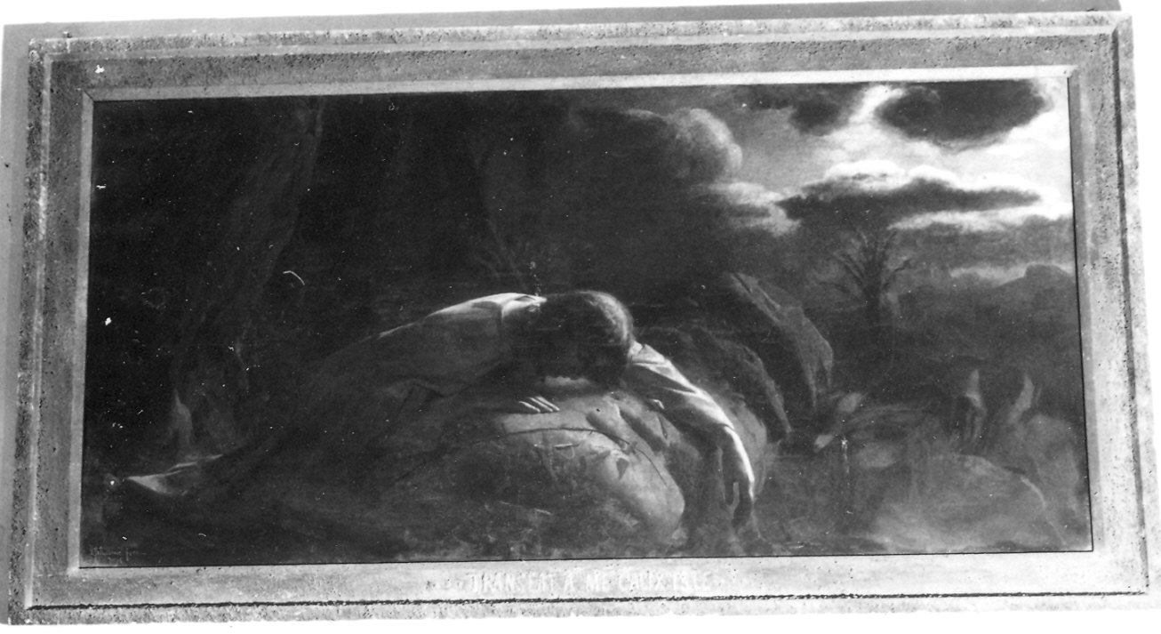 orazione di Cristo nell'orto di Getsemani (dipinto) di Ghittoni Francesco (sec. XIX)