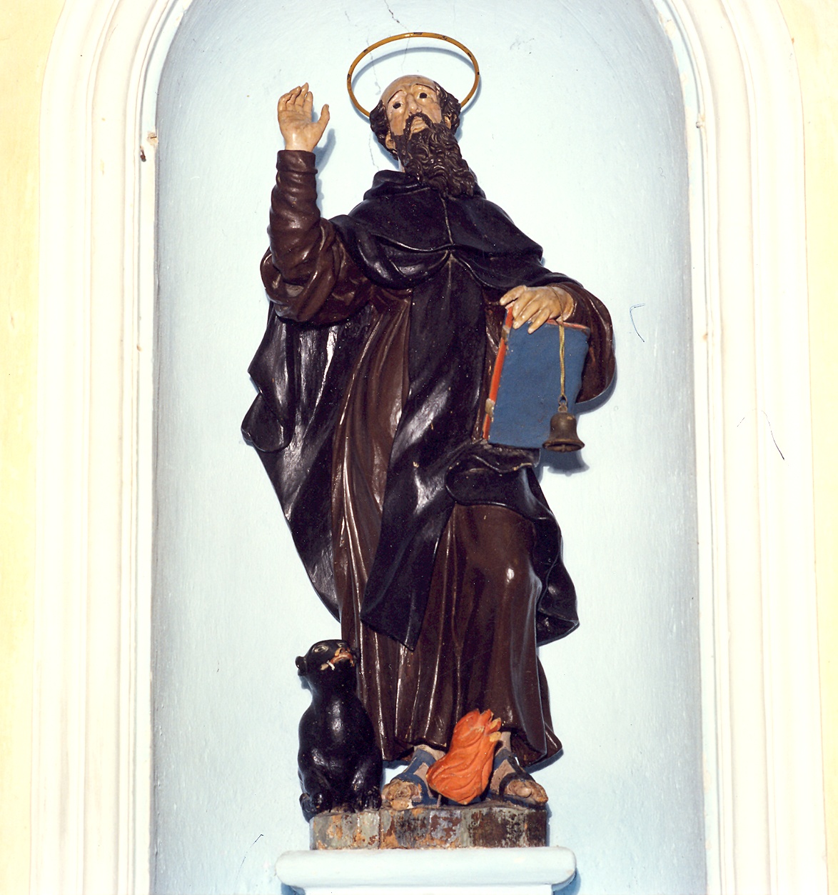Sant'Antonio Abate (statua) - ambito parmense (prima metà sec. XVIII)