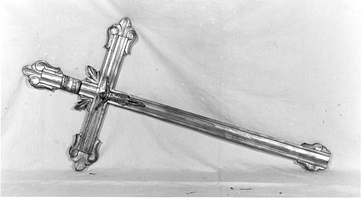 croce d'altare, frammento - ambito parmense (sec. XIX)