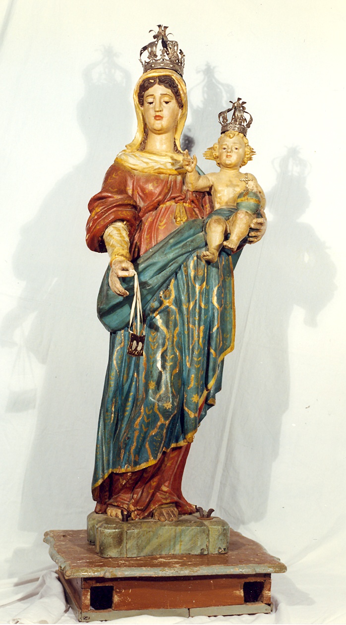 Madonna del Carmelo (statua) - ambito emiliano (secondo quarto sec. XVII)