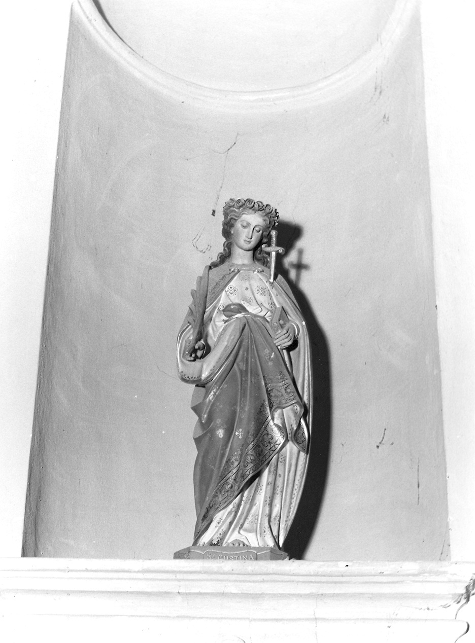 Santa Giustina (statua) - ambito piacentino (sec. XVIII)