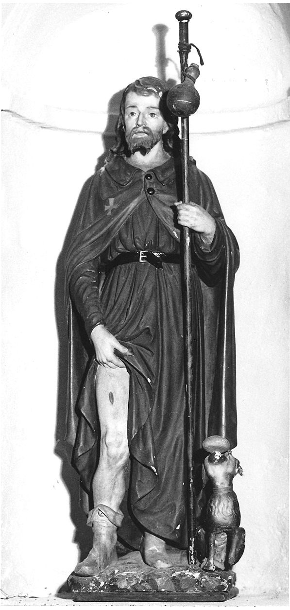 San Rocco (statua) - produzione Italia settentrionale (primo quarto sec. XX)