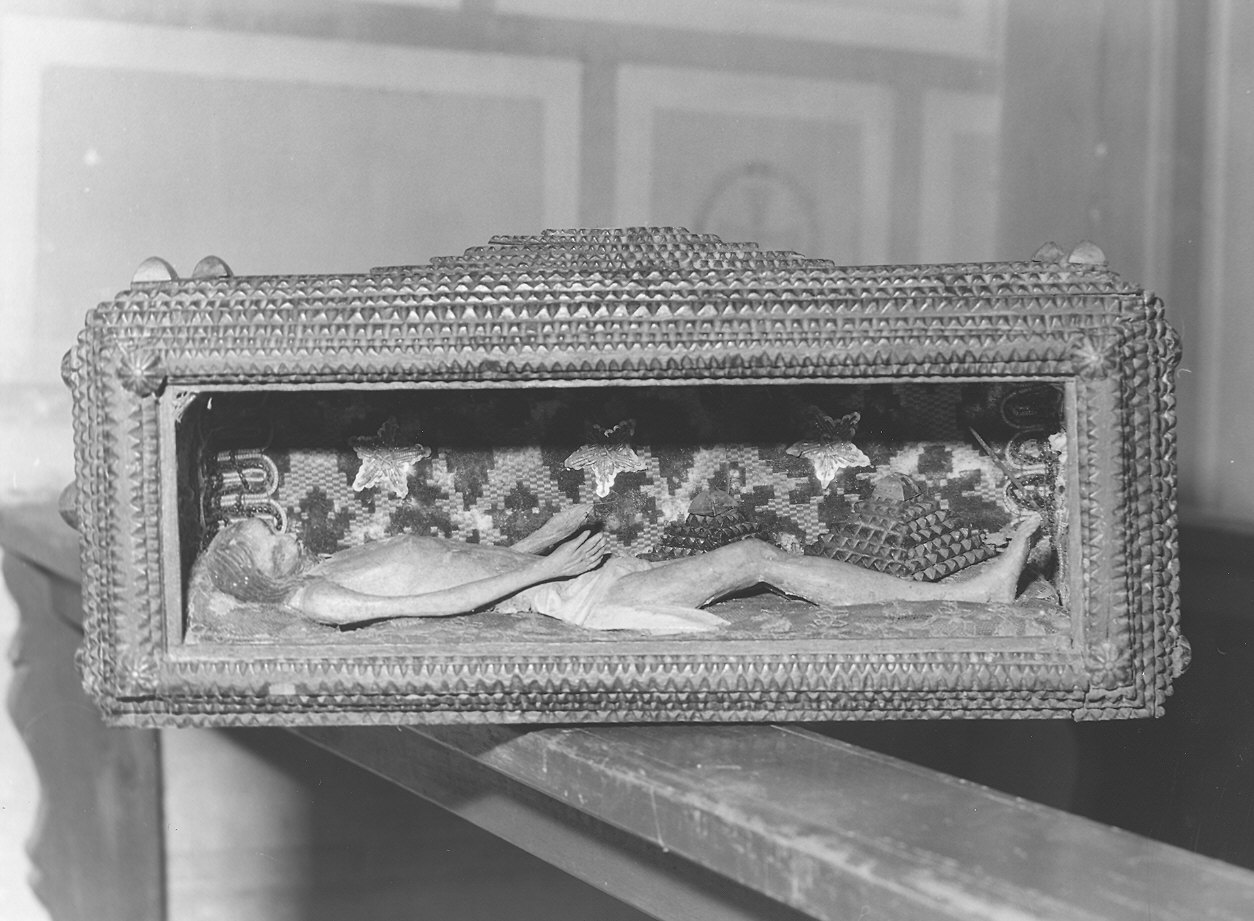 Cristo morto (scultura) - ambito parmense-piacentino (sec. XVIII)