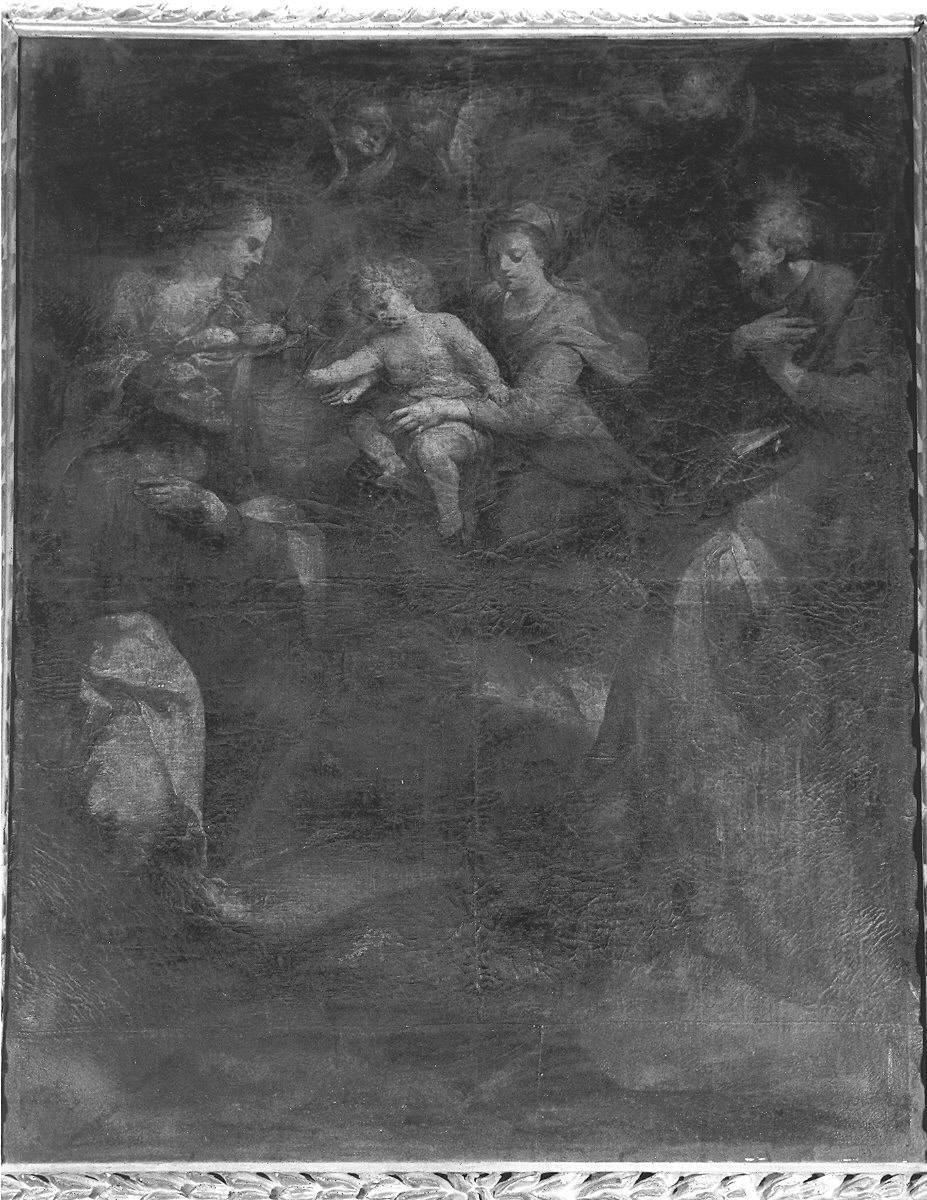 Madonna con Bambino, Sant'Agata, San Giuseppe; San Bartolomeo e San Biagio (dipinto) di Ruta Clemente (cerchia) (prima metà sec. XVIII)