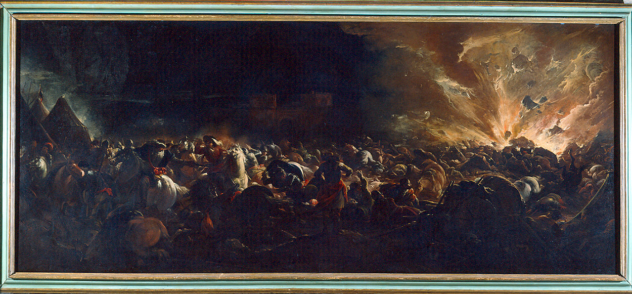 Battaglia di Fornovo (dipinto) di Spolverini Ilario (sec. XVII)