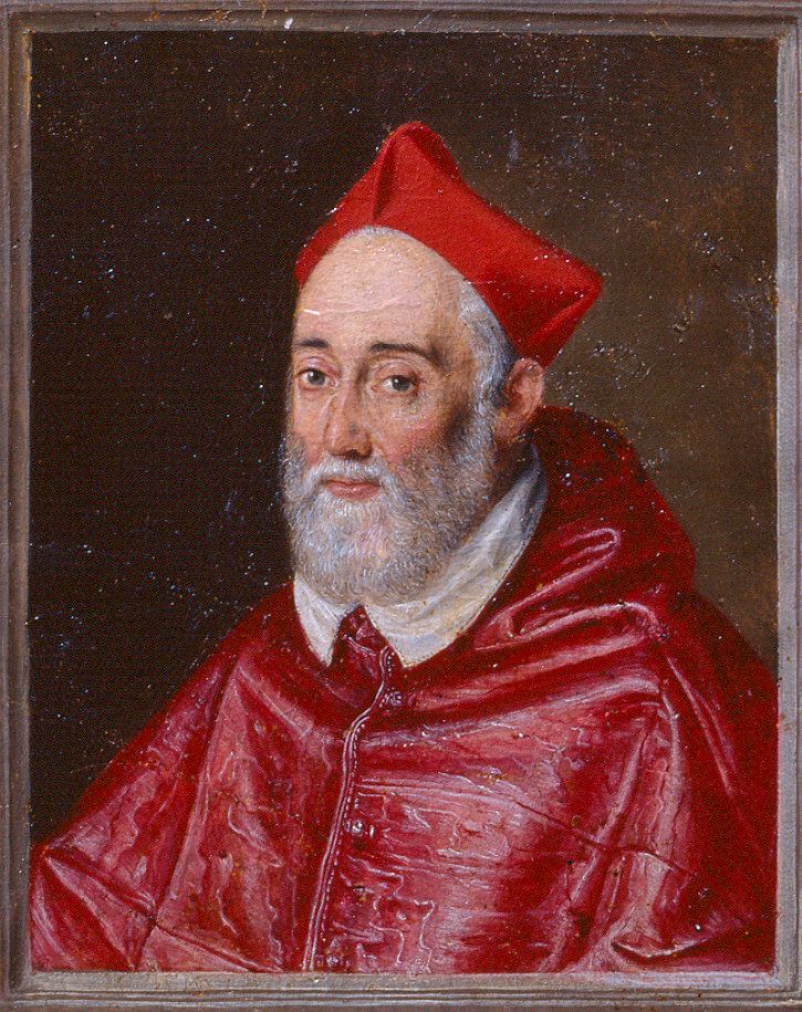 Cardinale Alessandro (dipinto, elemento d'insieme) - ambito fiammingo (sec. XVI)