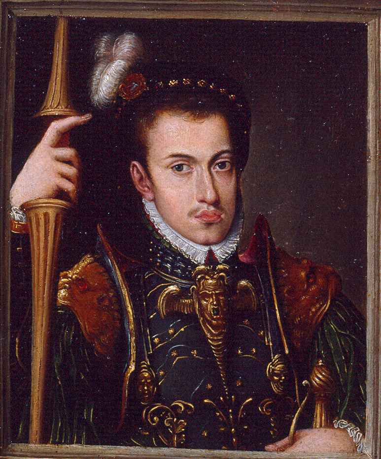 Cardinale Odoardo Farnese (Don Duarte) (dipinto, elemento d'insieme) - ambito fiammingo (sec. XVI)
