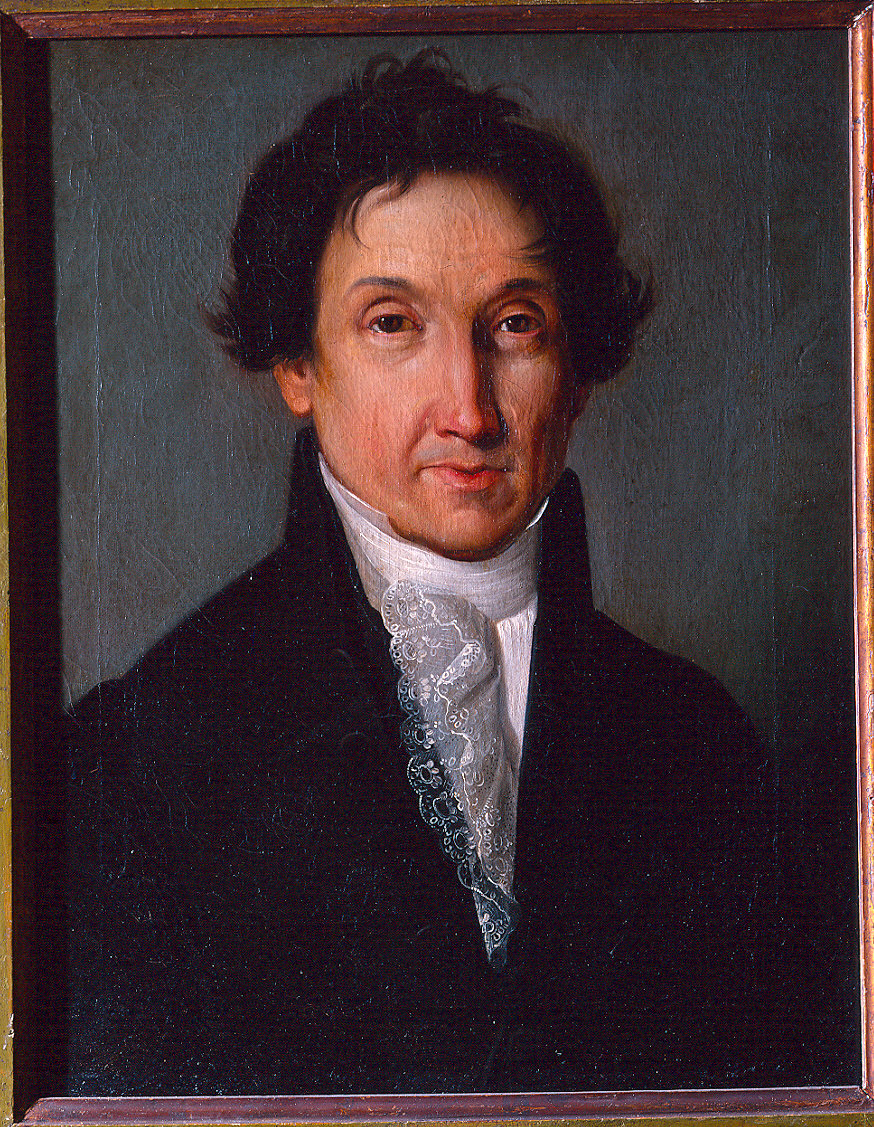 Autoritratto (dipinto) di Borghesi Giovan Battista (sec. XIX)