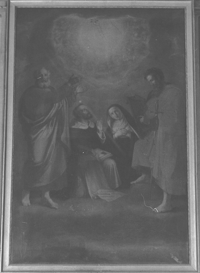 Santi Pietro, Domenico, Liberata e Paolo (dipinto) di Tebaldi Giovanni (sec. XIX)