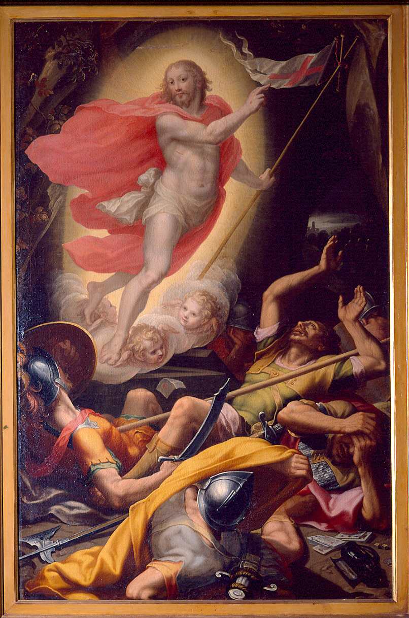 Resurrezione (dipinto) di Soens Jan (sec. XVI)