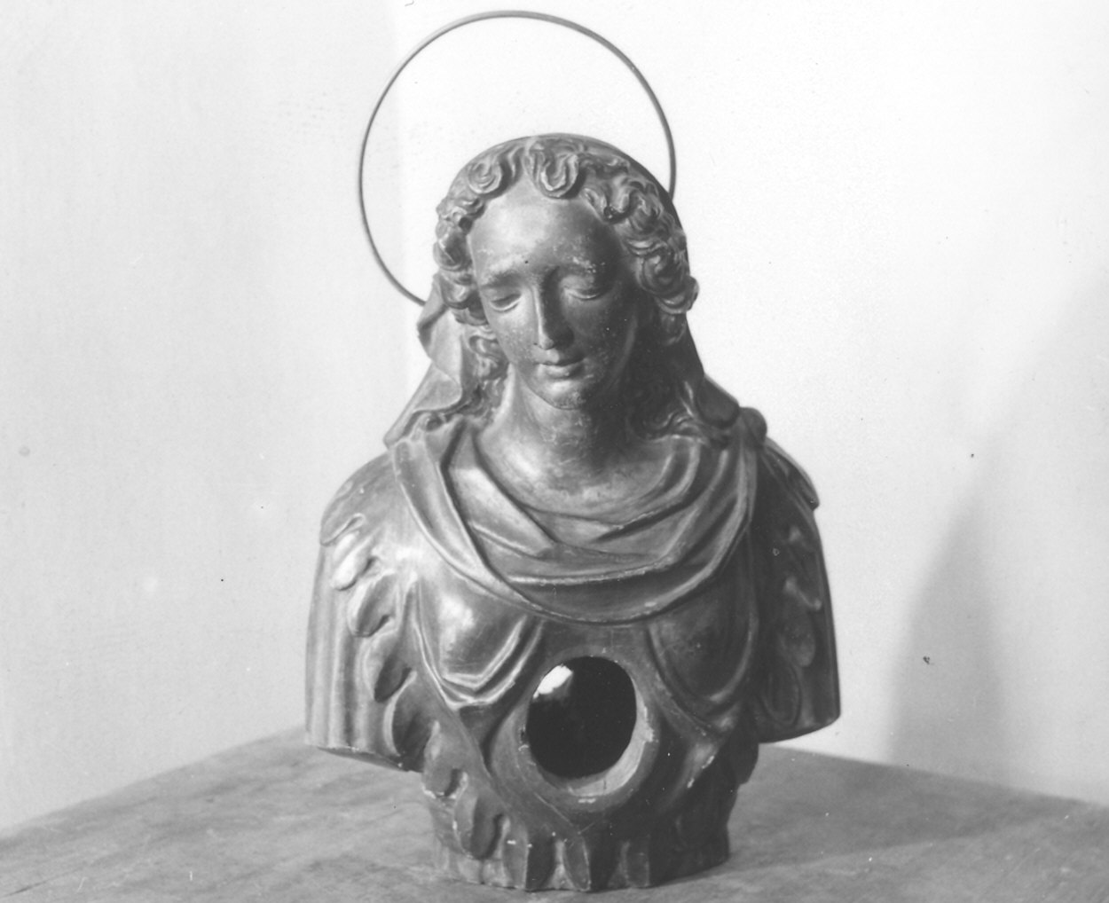 reliquiario - a busto - ambito piacentino (sec. XVIII)