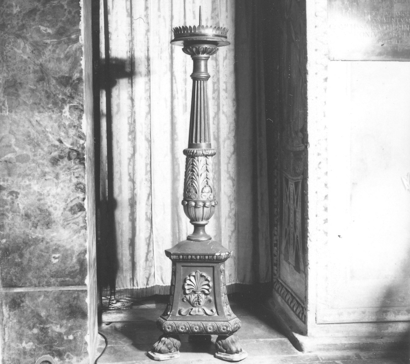 candelabro, serie - ambito piacentino (fine sec. XVIII)