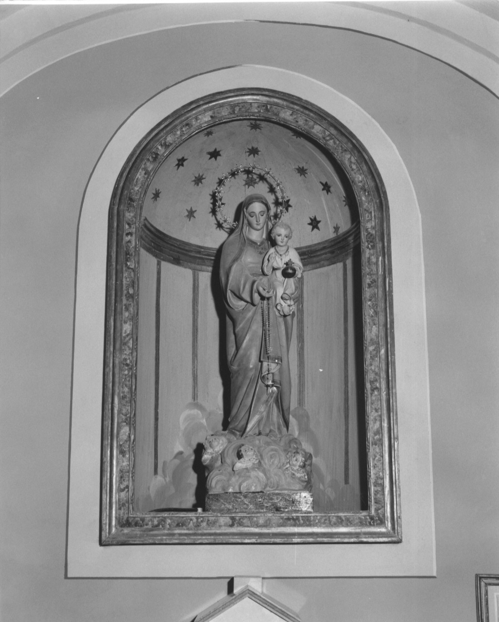 madonna del rosario (statua) - produzione emiliana (secc. XIX/ XX)