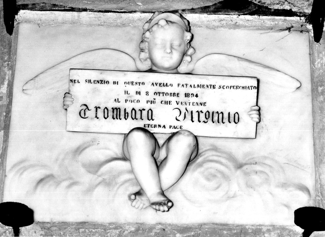 lapide tombale di Trombara Emilio (sec. XIX)
