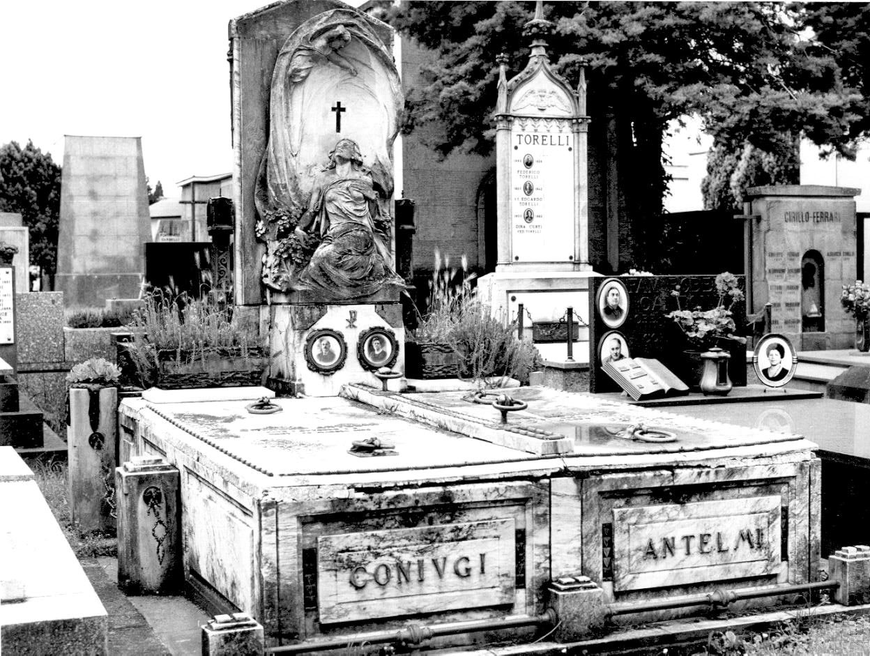 monumento funebre - ambito parmense (primo quarto sec. XX)