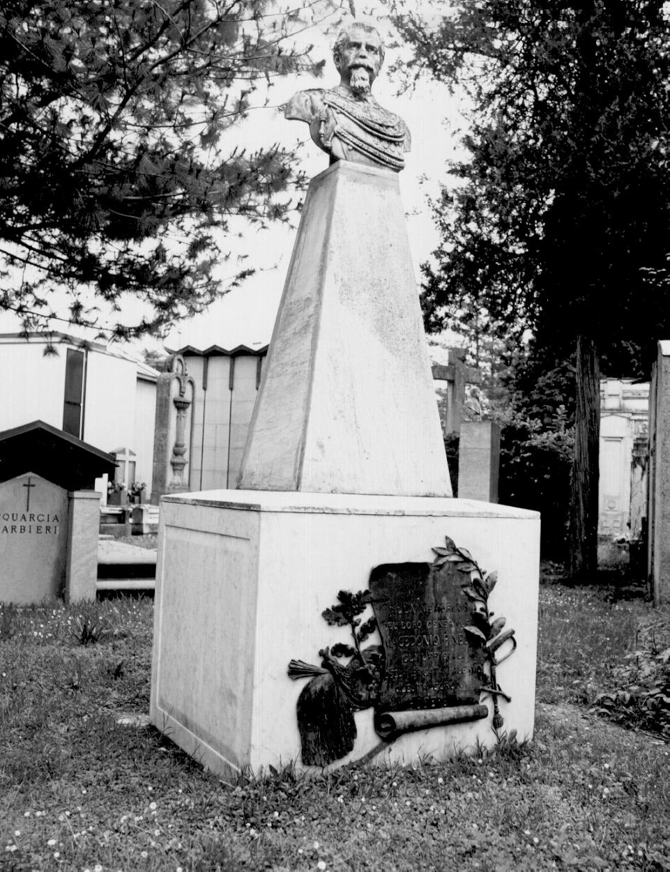 monumento funebre - a obelisco - ambito parmense (ultimo quarto sec. XIX)