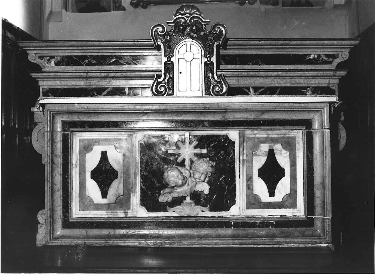 altare maggiore - ambito parmense (primo quarto, inizio sec. XVIII, sec. XX)