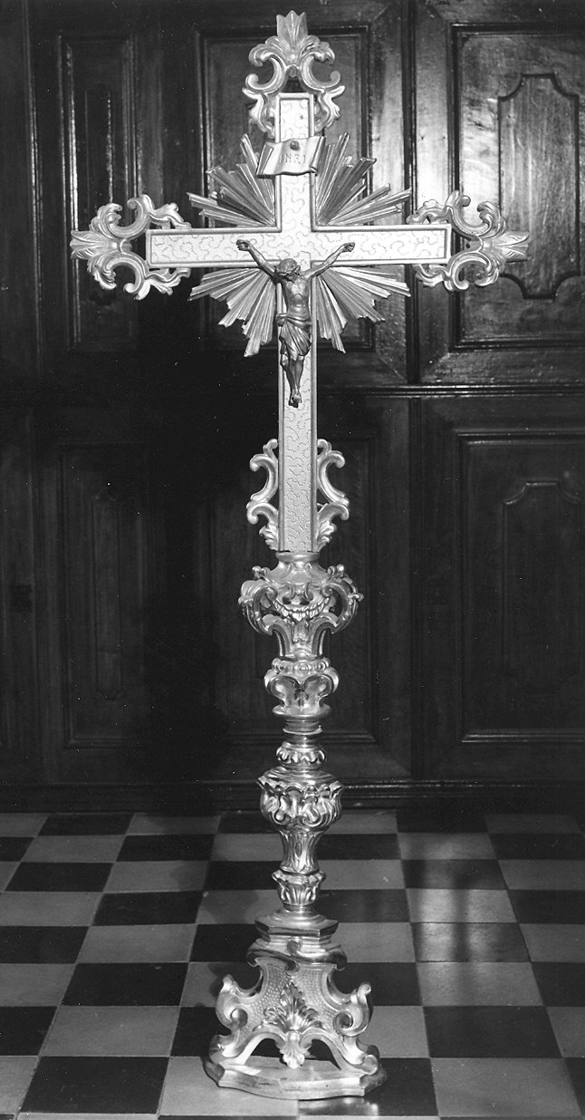 croce d'altare - ambito parmense (metà sec. XVIII)