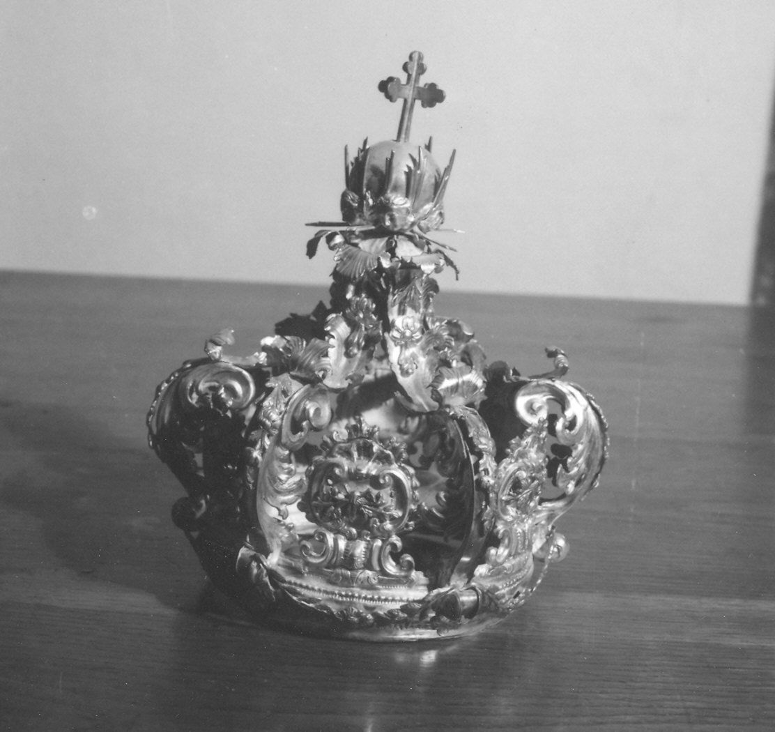 corona da statua, elemento d'insieme - ambito parmense (metà sec. XVIII)