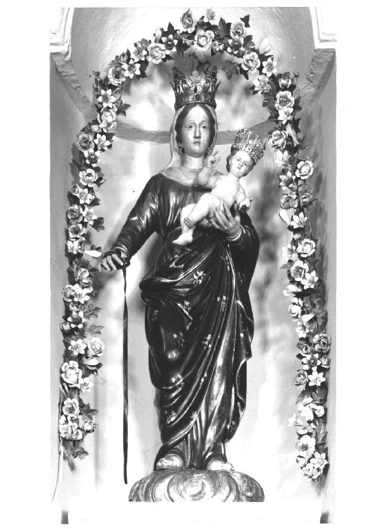 Madonna della Cintura, Madonna con Bambino (statua) - ambito parmense (fine/inizio secc. XVIII/ XIX)