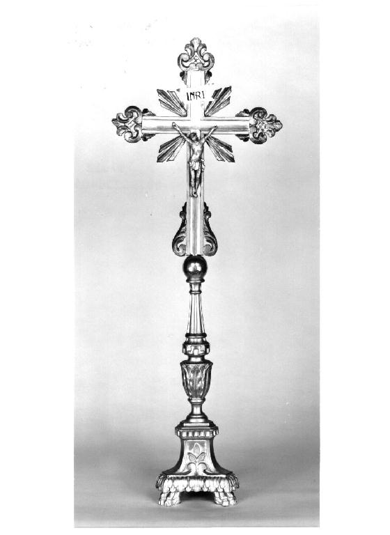 croce d'altare - ambito parmense (fine/inizio secc. XVIII/ XIX)