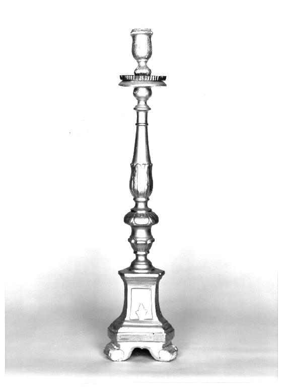 candeliere, serie - ambito parmense (seconda metà sec. XIX)