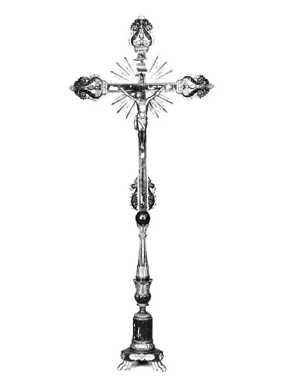 croce d'altare - ambito ligure (inizio sec. XX)