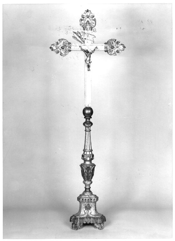 croce d'altare - ambito parmense (fine/inizio secc. XVIII/ XIX)