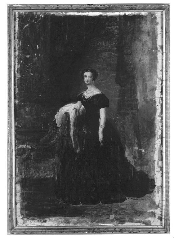 Maria Adelaide, figura femminile (dipinto, opera isolata) di Sogni Giuseppe (seconda metà sec. XIX)