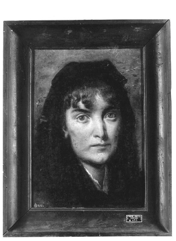 Ritratto di donna, ritratto di donna (dipinto, opera isolata) di Levi Gioacchino (seconda metà sec. XIX)