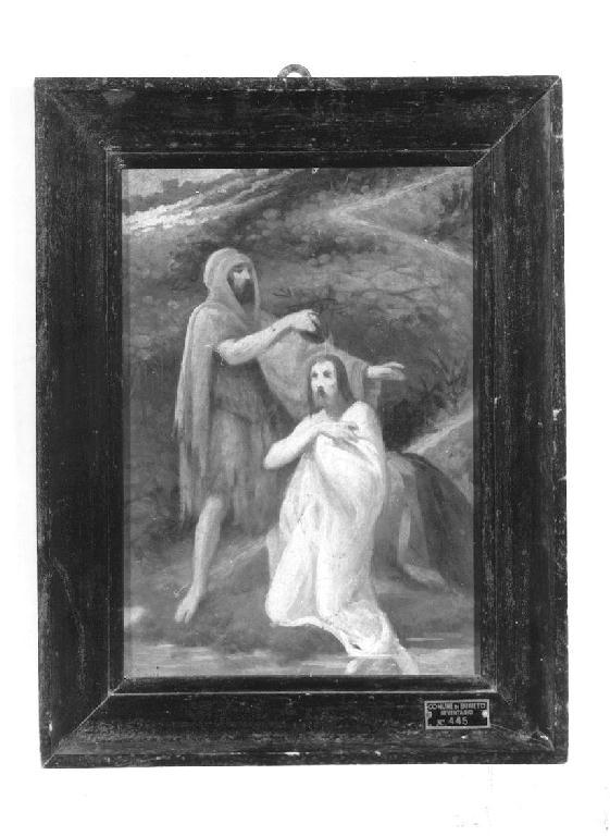 Il Battesimo di Gesù, Battesimo di Cristo (dipinto, opera isolata) di Levi Gioacchino (seconda metà sec. XIX)