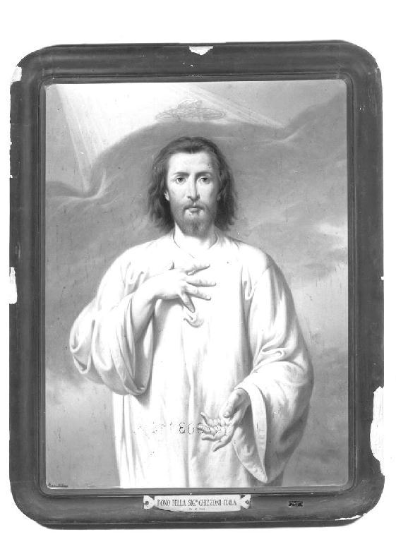 Il Redentore, Cristo Salvatore (dipinto, opera isolata) di Levi Gioacchino (inizio sec. XX)