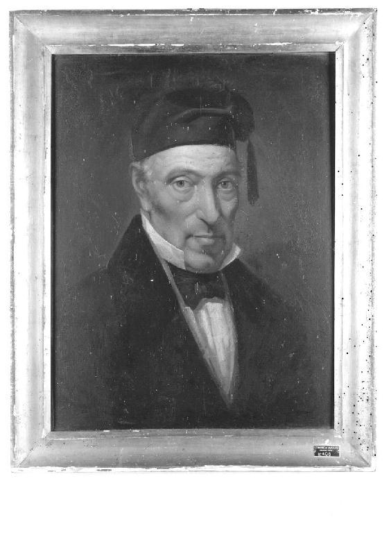 Ritratto del padre (?), ritratto d'uomo (dipinto, opera isolata) di Levi Gioacchino (metà sec. XIX)