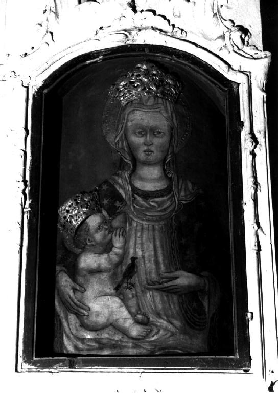 Madonna con Bambino (dipinto) di Bembo Benedetto (maniera) (metà sec. XV)