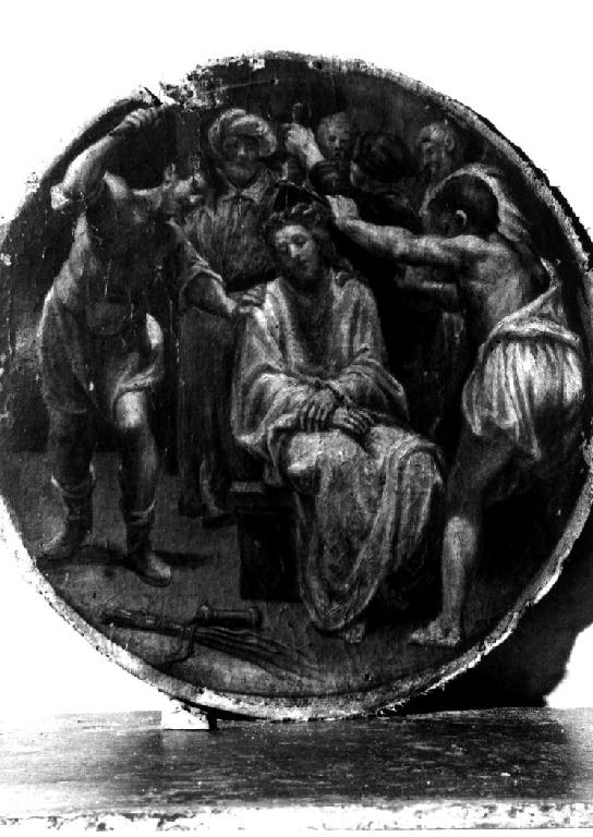 mistero ottavo: Incoronazione di spine (dipinto, elemento d'insieme) di Campi Vincenzo (sec. XVI)
