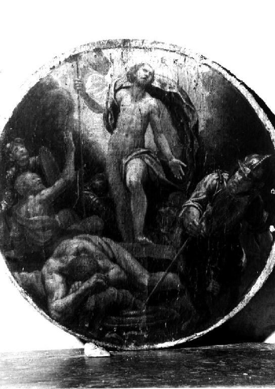 mistero undicesimo: Resurrezione di Cristo (dipinto, elemento d'insieme) di Campi Vincenzo (sec. XVI)