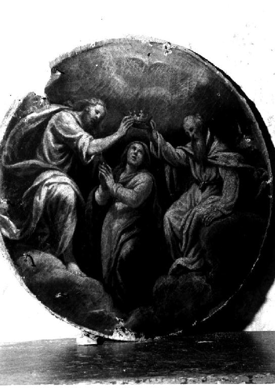 mistero quindicesimo: Incoronazione di Maria Vergine (dipinto, elemento d'insieme) di Campi Vincenzo (sec. XVI)
