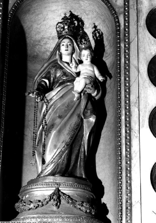 Madonna del Rosario (statua) di Pio Angelo (prima metà sec. XVIII)