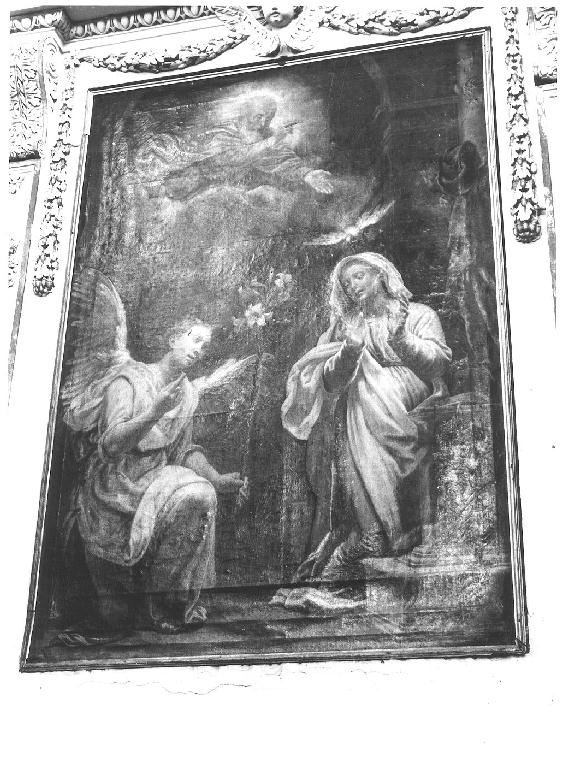 Annunciazione (dipinto) di Campi Vincenzo (sec. XVI)