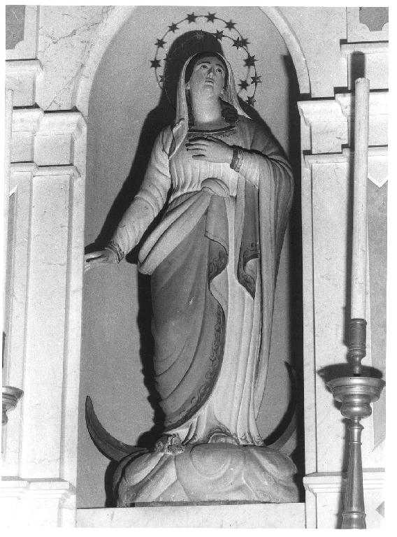 Madonna Immacolata (statua) - ambito emiliano (primo quarto sec. XIX)