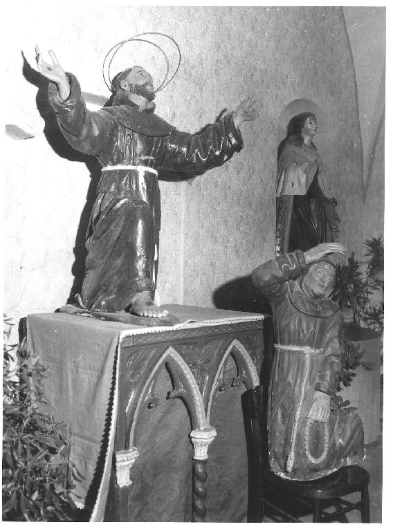 San Francesco d'Assisi (statua) - ambito emiliano (fine/inizio secc. XVII/ XVIII)