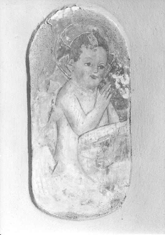 Gesù Bambino (dipinto, frammento) - ambito parmense-cremonese (ultimo quarto sec. XV)