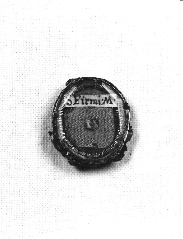reliquiario a capsula - ambito parmense (sec. XVIII)