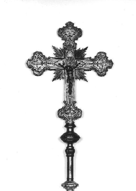croce processionale - produzione Italia settentrionale (sec. XIX)