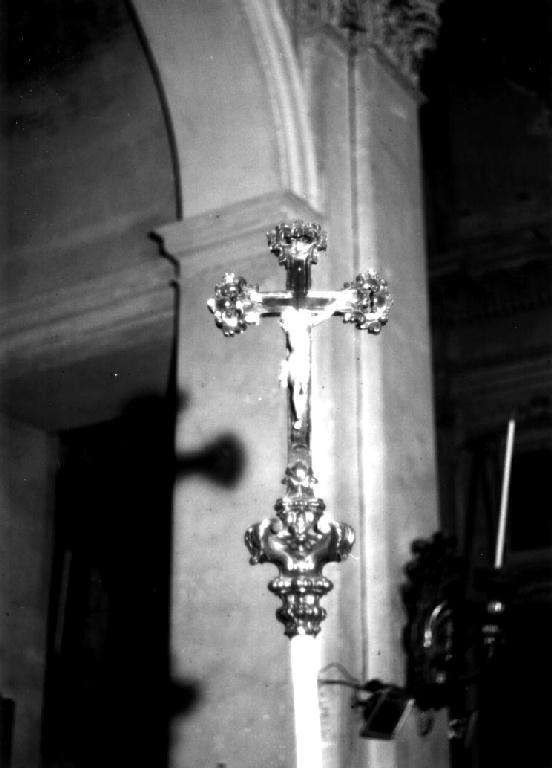 croce processionale - ambito parmense (fine sec. XVIII)