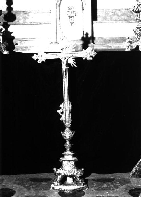croce d'altare - ambito parmense (ultimo quarto sec. XVIII)